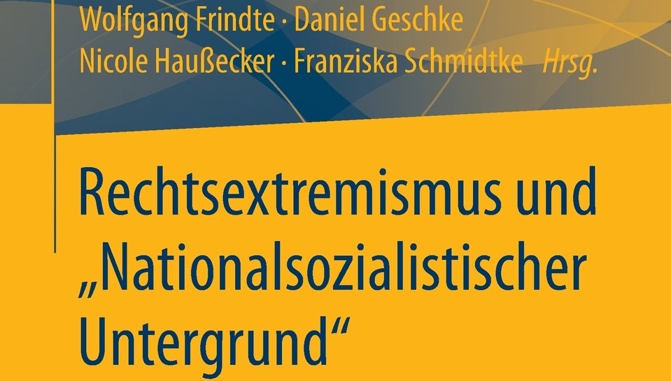 Obere Hälfte des Buchcovers "Rechtsextremismus und "Nationalsozialistischer Untergrund""