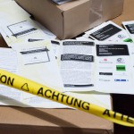 Kunstobjekt mit "Der Local Passport Broschüren"