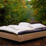 Bett steht im Wald (von Julia Kneuse)