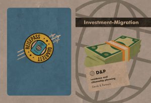 Spielkarte Reisepass Quartett Investment-Migration